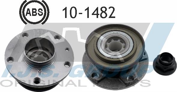 IJS GROUP 10-1482 - Подшипник ступицы колеса, комплект autospares.lv