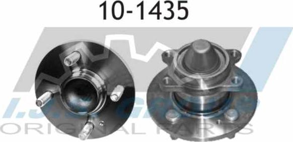 IJS GROUP 10-1435 - Подшипник ступицы колеса, комплект autospares.lv