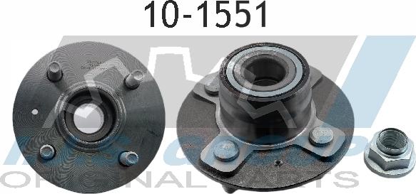 IJS GROUP 10-1551 - Подшипник ступицы колеса, комплект autospares.lv