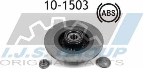 IJS GROUP 10-1503 - Тормозной диск autospares.lv