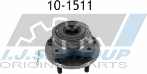 IJS GROUP 10-1511 - Подшипник ступицы колеса, комплект autospares.lv