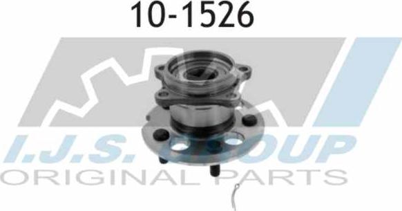 IJS GROUP 10-1526 - Подшипник ступицы колеса, комплект autospares.lv