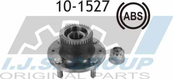 IJS GROUP 10-1527 - Подшипник ступицы колеса, комплект autospares.lv