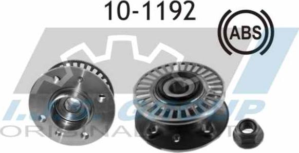 IJS GROUP 10-1192 - Подшипник ступицы колеса, комплект autospares.lv