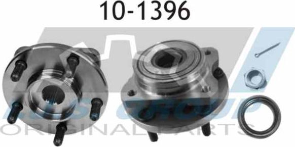 IJS GROUP 10-1396 - Подшипник ступицы колеса, комплект autospares.lv