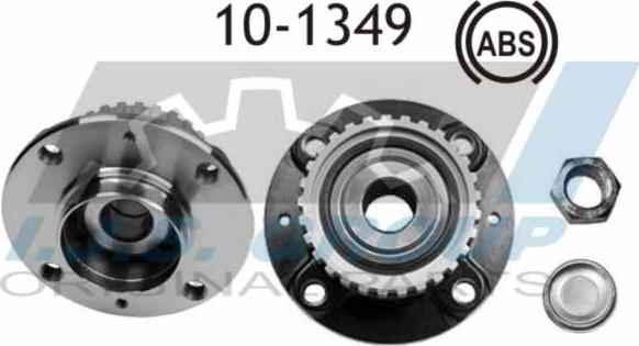 IJS GROUP 10-1349 - Подшипник ступицы колеса, комплект autospares.lv