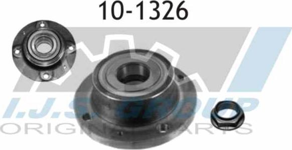 IJS GROUP 10-1326 - Подшипник ступицы колеса, комплект autospares.lv