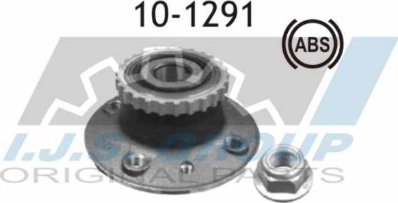 IJS GROUP 10-1291 - Подшипник ступицы колеса, комплект autospares.lv