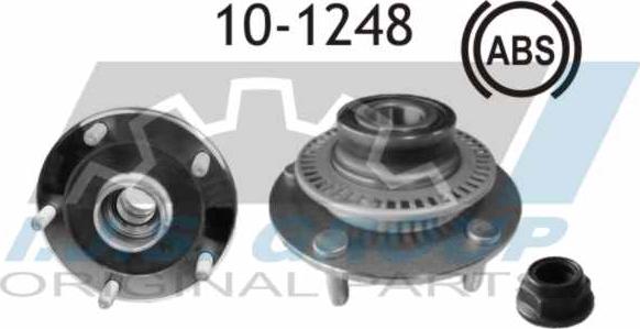 IJS GROUP 10-1248 - Подшипник ступицы колеса, комплект autospares.lv