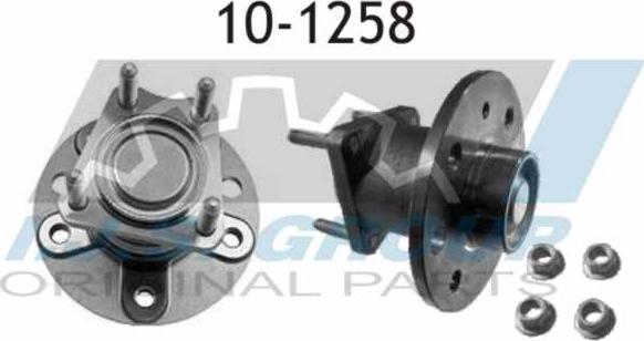 IJS GROUP 10-1258 - Ступица колеса, поворотный кулак autospares.lv