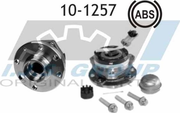 IJS GROUP 10-1257 - Подшипник ступицы колеса, комплект autospares.lv