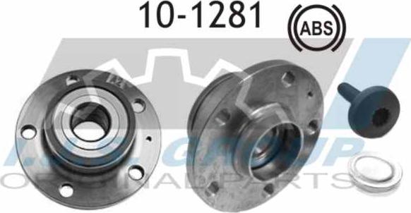 IJS GROUP 10-1281 - Подшипник ступицы колеса, комплект autospares.lv