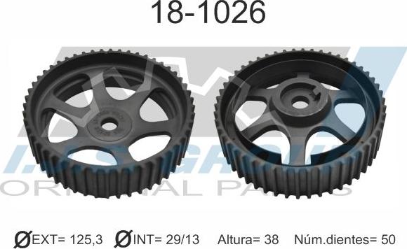 IJS GROUP 18-1026 - Шестерня, распределительный вал autospares.lv