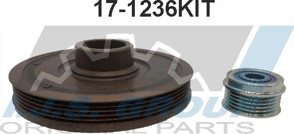 IJS GROUP 17-1236KIT - Шкив коленчатого вала autospares.lv