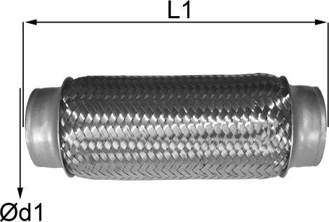 Imasaf 06.56.60 - Гофрированная труба, выхлопная система autospares.lv