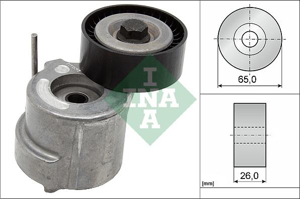 INA 534 0404 10 - Натяжитель, поликлиновый ремень autospares.lv