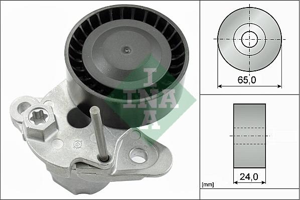 INA 534 0480 10 - Натяжитель, поликлиновый ремень autospares.lv