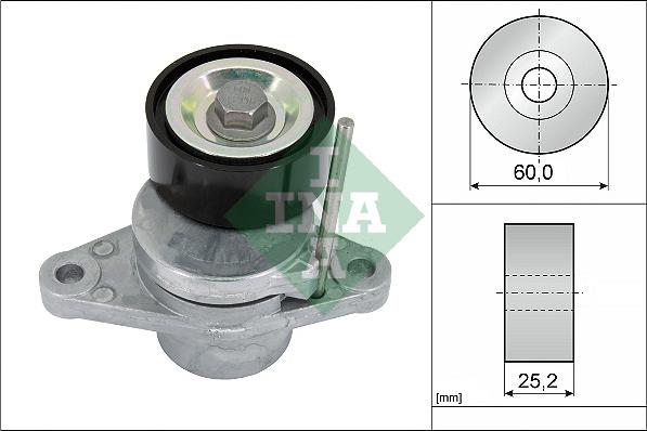 INA 534 0474 10 - Натяжитель, поликлиновый ремень autospares.lv