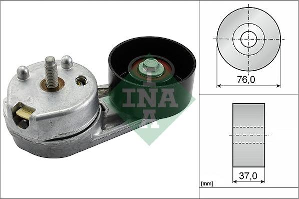 INA 534 0597 10 - Натяжитель, поликлиновый ремень autospares.lv