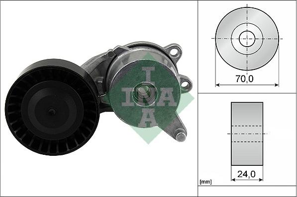 INA 534 0553 10 - Натяжитель, поликлиновый ремень autospares.lv