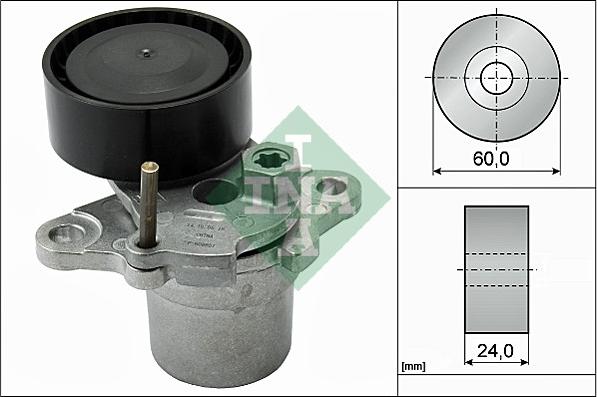 INA 534 0510 10 - Натяжитель, поликлиновый ремень autospares.lv