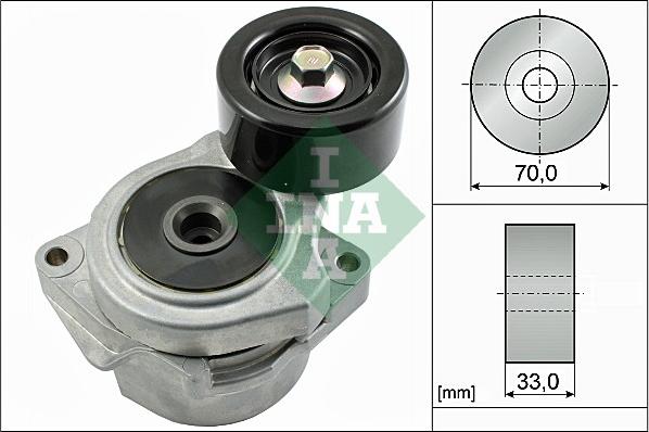 INA 534 0536 10 - Натяжитель, поликлиновый ремень autospares.lv