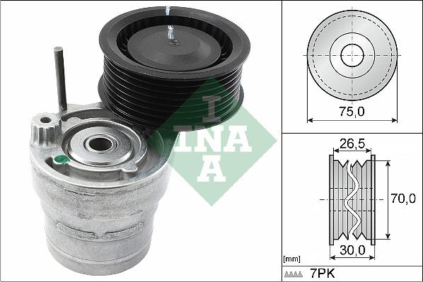 INA 534 0603 10 - Натяжитель, поликлиновый ремень autospares.lv