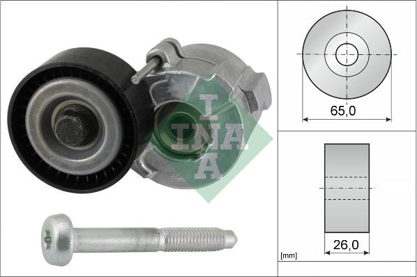 INA 534 0610 10 - Натяжитель, поликлиновый ремень autospares.lv