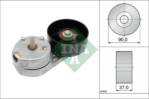 INA 534 0681 10 - Натяжитель, поликлиновый ремень autospares.lv