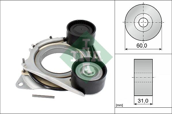 INA 534 0683 10 - Натяжитель, поликлиновый ремень autospares.lv