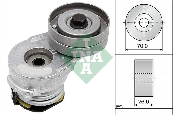 INA 534 0082 30 - Натяжитель, поликлиновый ремень autospares.lv