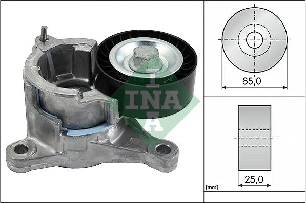 INA 534 0022 10 - Натяжитель, поликлиновый ремень autospares.lv