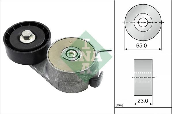 INA 534 0119 20 - Натяжитель, поликлиновый ремень autospares.lv