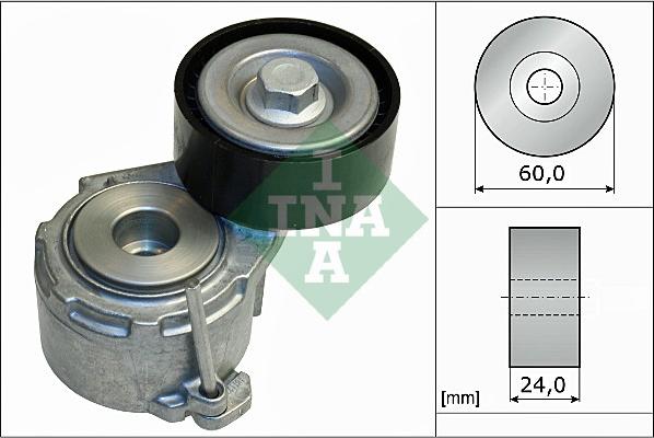 INA 534 0111 20 - Натяжитель, поликлиновый ремень autospares.lv