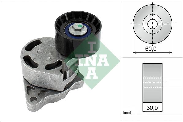 INA 534 0181 10 - Натяжитель, поликлиновый ремень autospares.lv