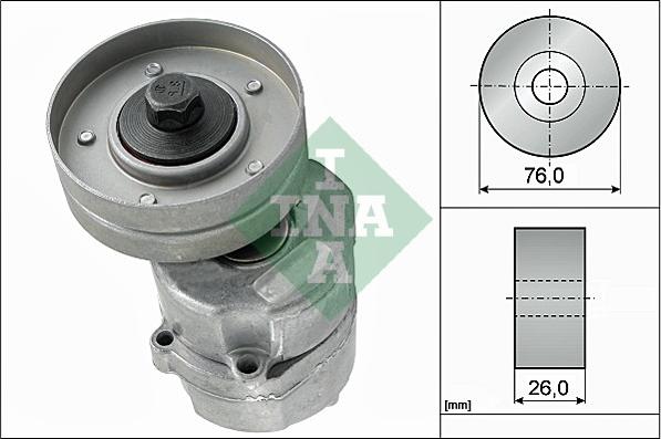 INA 534 0135 30 - Натяжитель, поликлиновый ремень autospares.lv