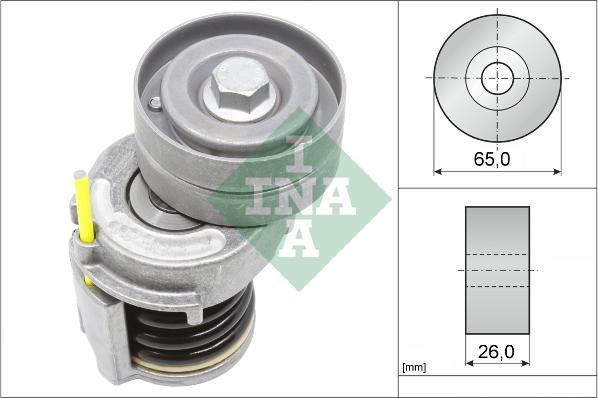 INA 534 0346 10 - Натяжитель, поликлиновый ремень autospares.lv