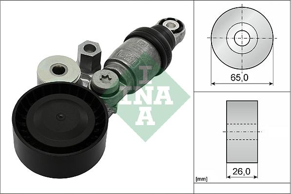 INA 534 0342 10 - Натяжитель, поликлиновый ремень autospares.lv