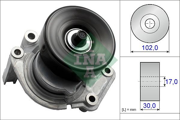 INA 534 0350 10 - Натяжитель, поликлиновый ремень autospares.lv