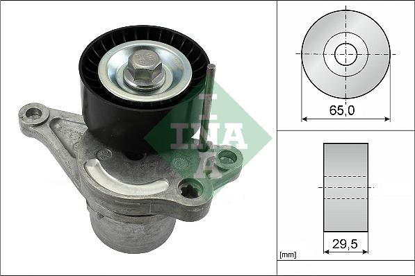 INA 534 0281 10 - Натяжитель, поликлиновый ремень autospares.lv