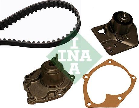 INA 530 0442 30 - Водяной насос + комплект зубчатого ремня ГРМ autospares.lv