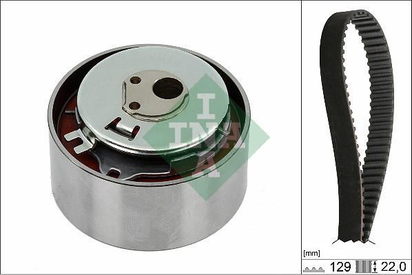 INA 530 0462 10 - Комплект зубчатого ремня ГРМ autospares.lv