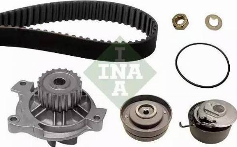 INA 530 0407 30 - Водяной насос + комплект зубчатого ремня ГРМ autospares.lv