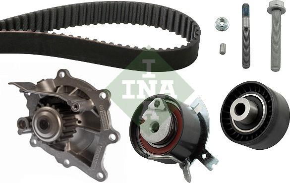 INA 530 0489 30 - Водяной насос + комплект зубчатого ремня ГРМ autospares.lv