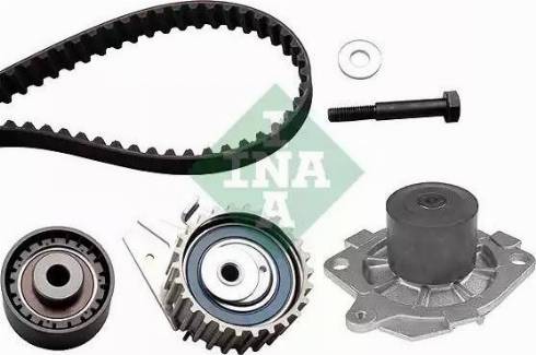 INA 530 0434 30 - Водяной насос + комплект зубчатого ремня ГРМ autospares.lv