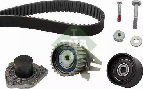 INA 530 0436 30 - Водяной насос + комплект зубчатого ремня ГРМ autospares.lv