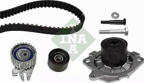 INA 530 0433 30 - Водяной насос + комплект зубчатого ремня ГРМ autospares.lv