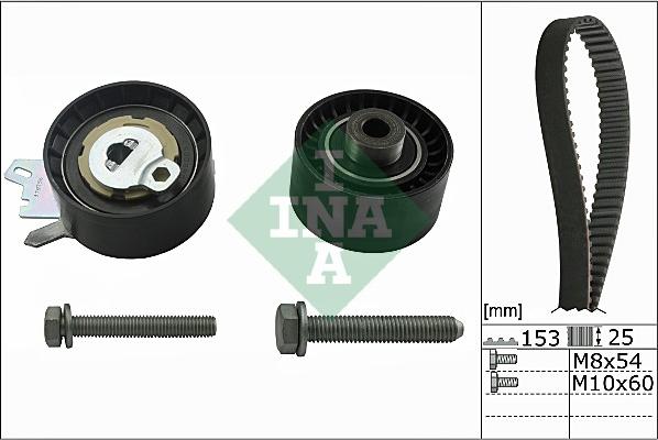 INA 530 0471 10 - Комплект зубчатого ремня ГРМ autospares.lv