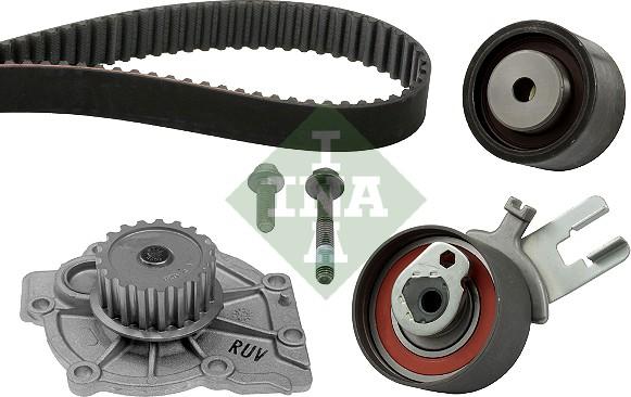 INA 530 0582 30 - Водяной насос + комплект зубчатого ремня ГРМ autospares.lv