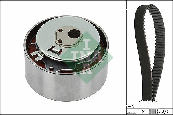 INA 530 0642 10 - Комплект зубчатого ремня ГРМ autospares.lv